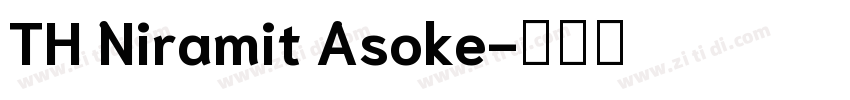 TH Niramit Asoke字体转换